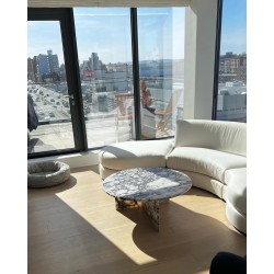 İris Serisi Mermer Sehpa