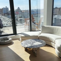 İris Serisi Mermer Sehpa